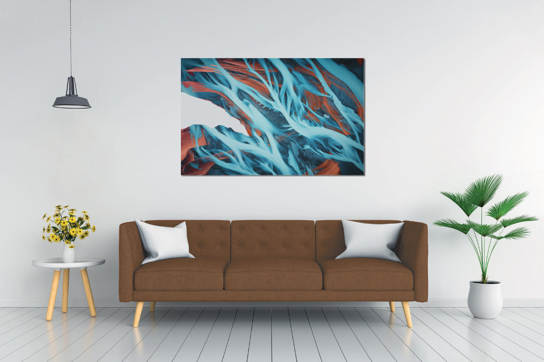 Art painting on canvas - Abstraction - One piece