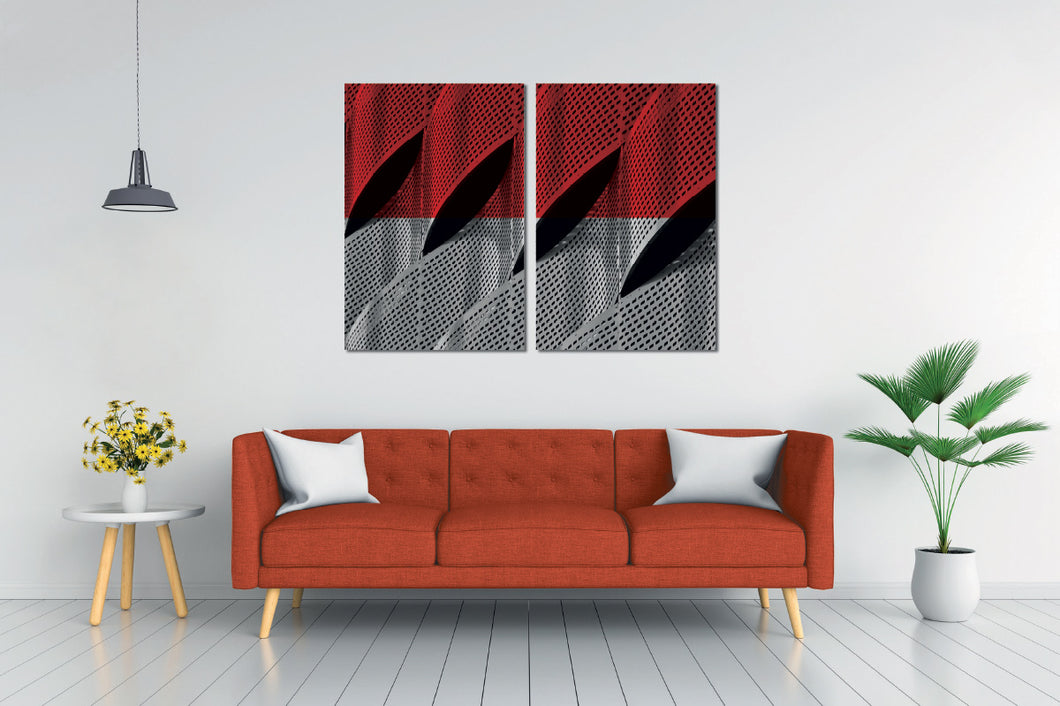 Art painting on canvas - Abstraction - Two - part