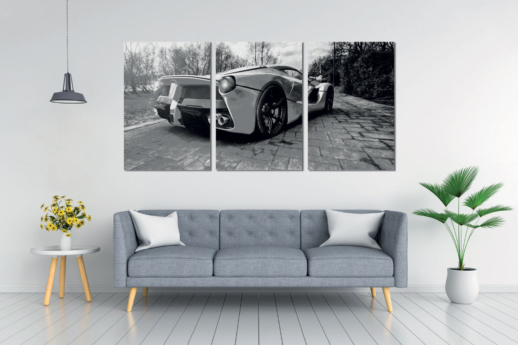 Umetnička slika na kanvasu - Automobili 1 - Trodelna