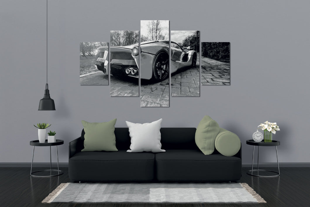 Umetnička slika na kanvasu - Automobili 1 - Petodelna