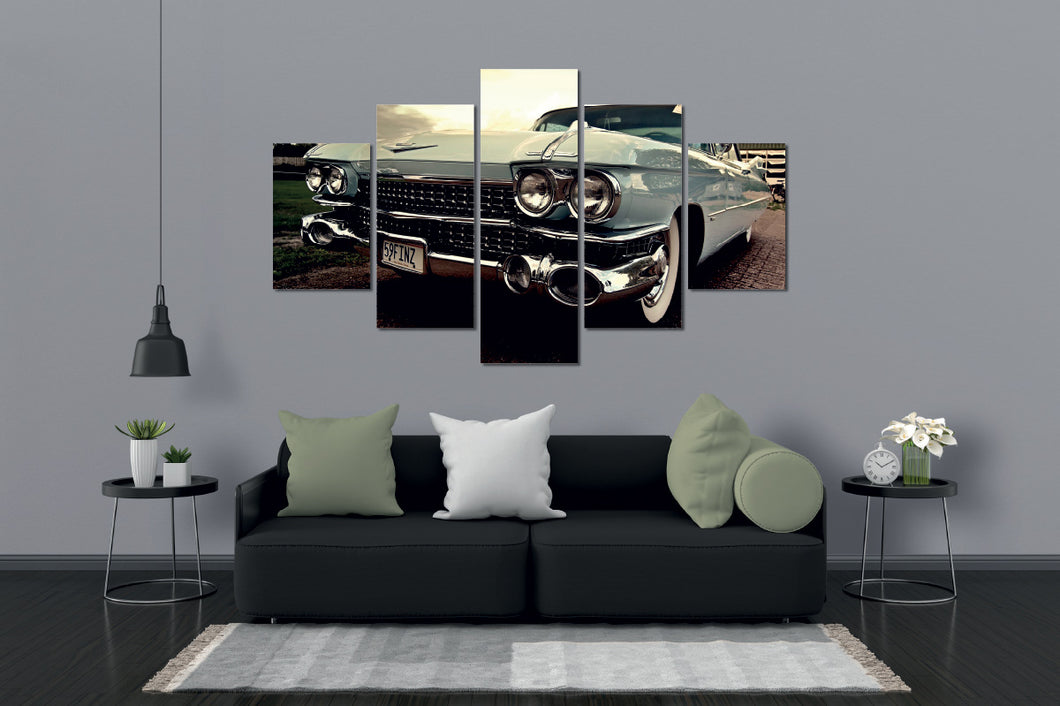 Umetnička slika na kanvasu - Automobili 3 - Petodelna