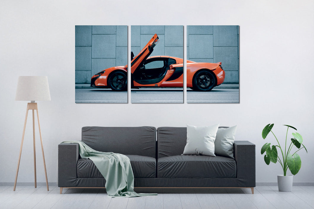Umetnička slika na kanvasu - Automobili 4 - Trodelna