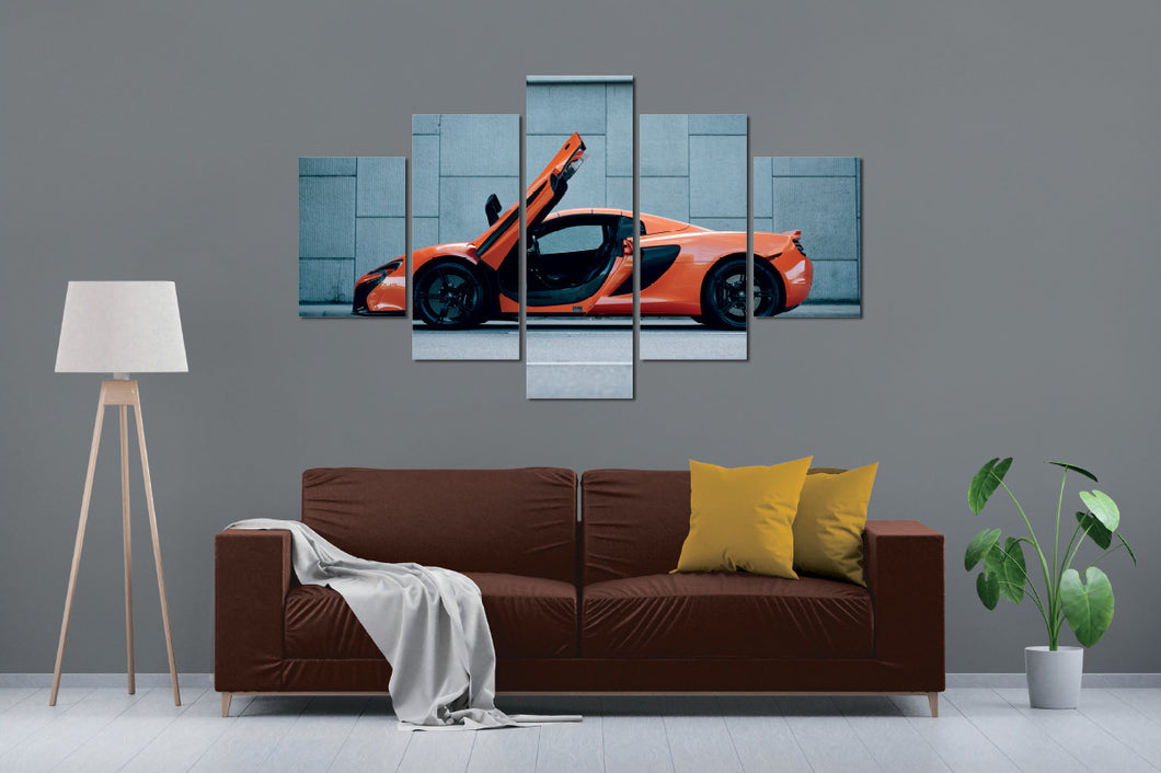 Umetnička slika na kanvasu - Automobili 4 - Petodelna
