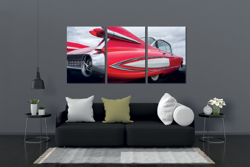 Umetnička slika na kanvasu - Automobili 10- Trodelna