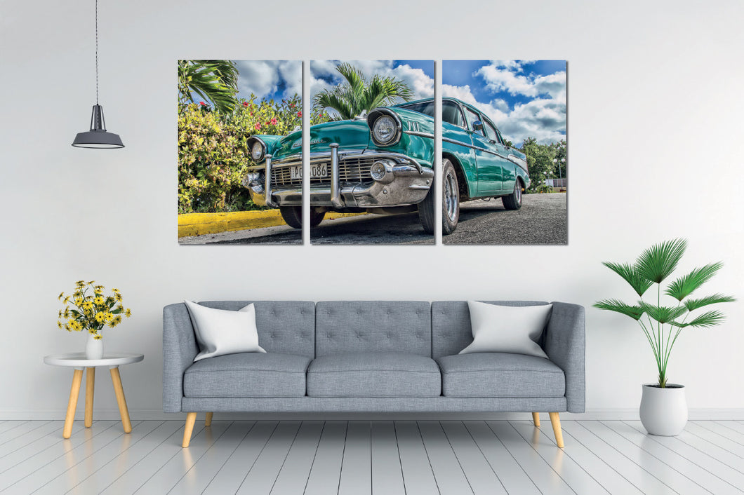 Umetnička slika na kanvasu - Automobili 11- Trodelna