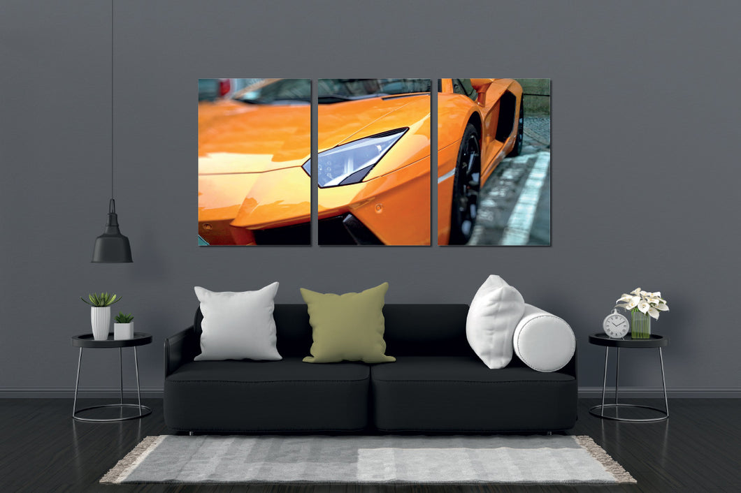 Umetnička slika na kanvasu - Automobili 12 - Trodelna