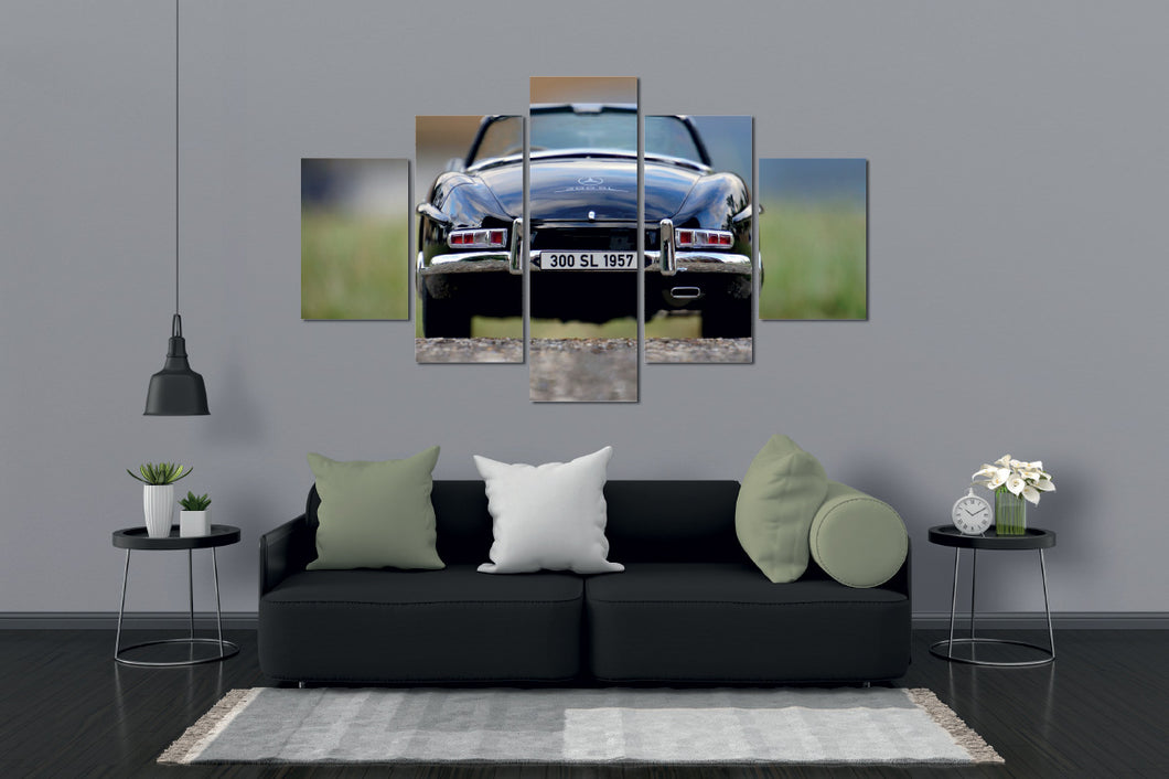 Umetnička slika na kanvasu - Automobili 6 - Petodelna