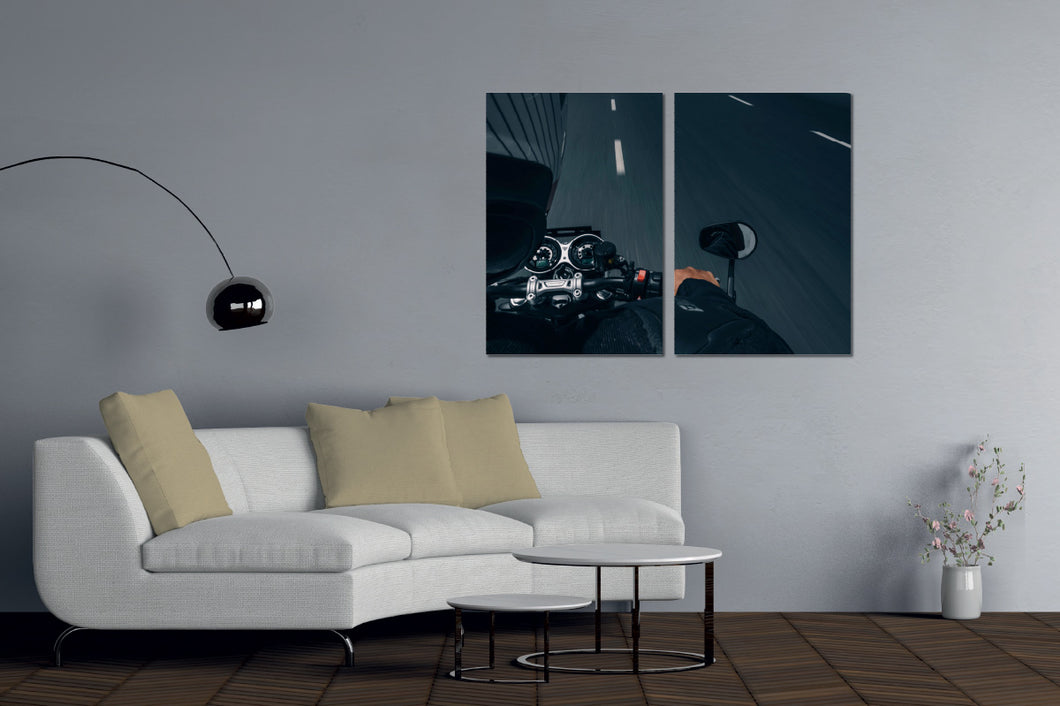 Umetnička slika na kanvasu - Automobili 7 - Dvodelna