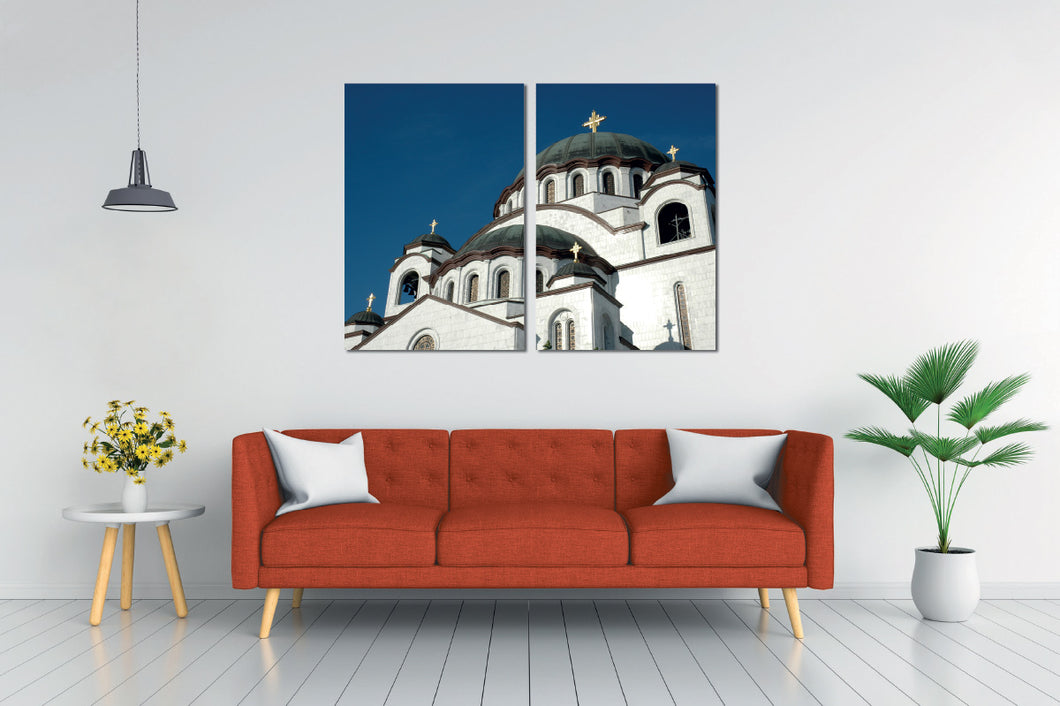 Art painting on canvas - Belgrade 2 - Two-part