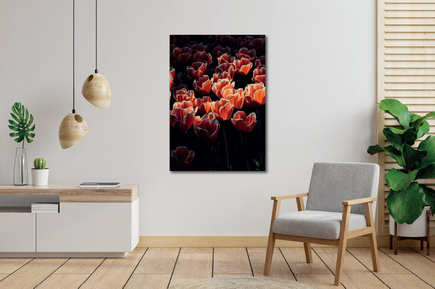 Art painting on canvas - Flowers 9 - One piece
