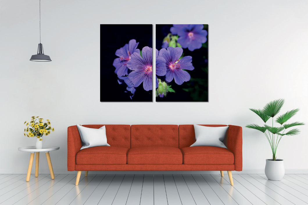 Umetnička slika na kanvasu - Cveće 23 - Dvodelna
