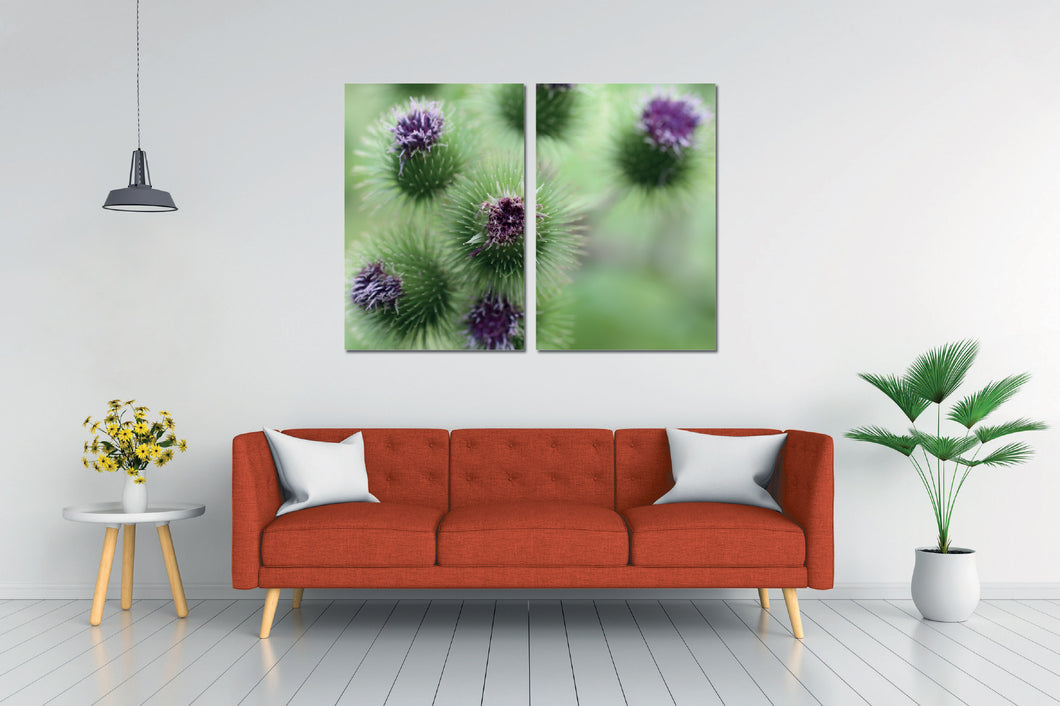 Art painting on canvas - Flowers 4 - Two-part