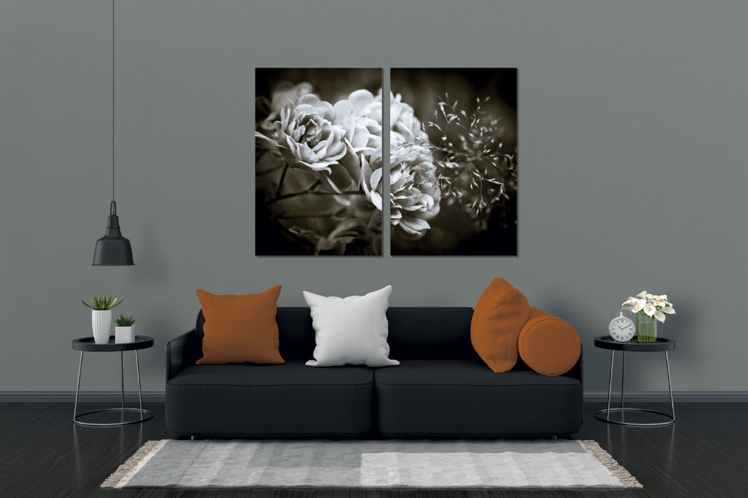 Umetnička slika na kanvasu - Cveće 24 - Dvodelna