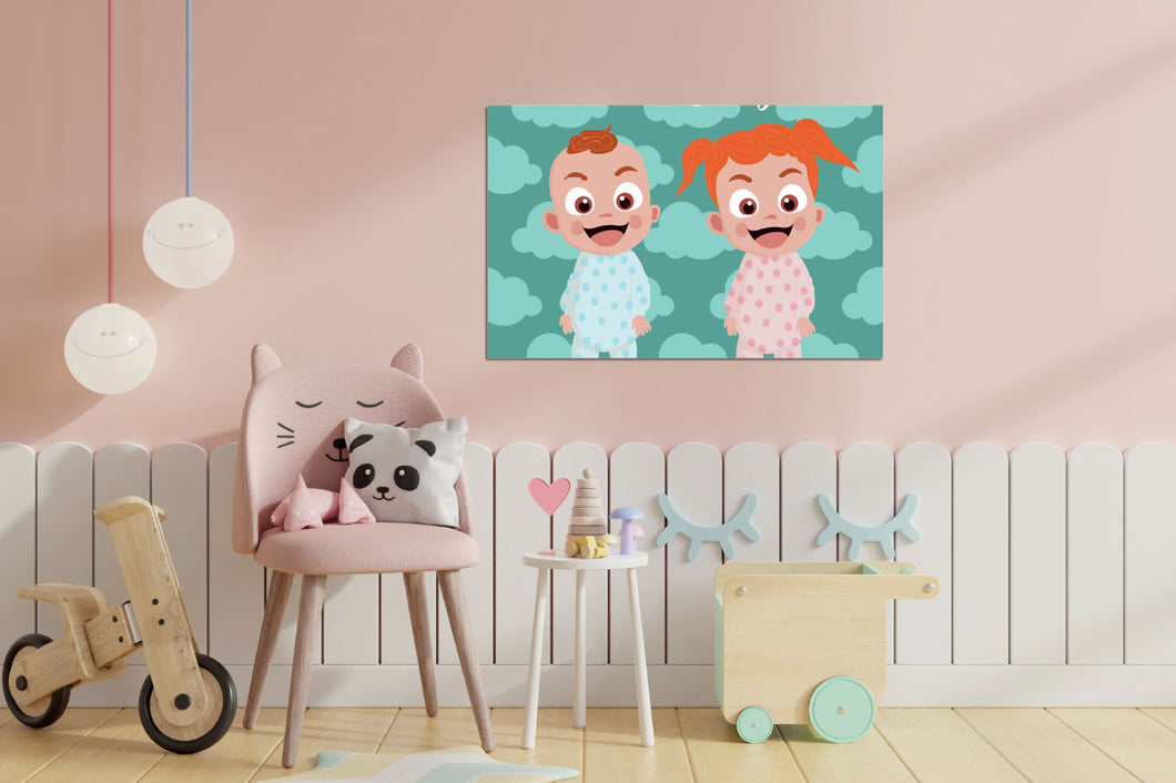 Umetnička slika na kanvasu - Dečiji kutak 15- Jednodelna