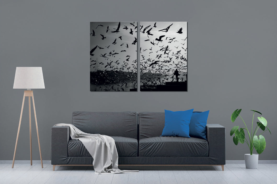 Art painting on canvas - Photos - Two-part