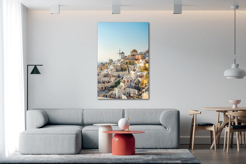 Art painting on canvas - City 9 - One-piece