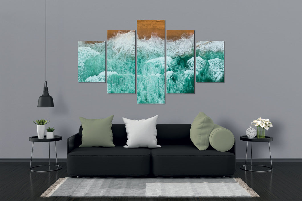 Art painting on canvas - Nature 2 - Five-part