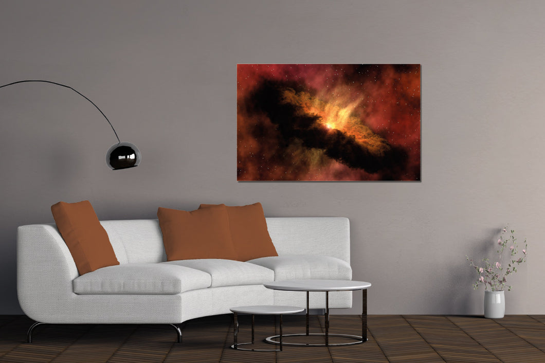 Art painting on canvas - Space 8 - One piece