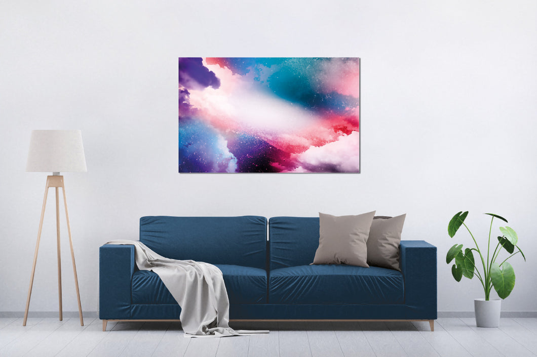 Art painting on canvas - Space 12 - One-piece